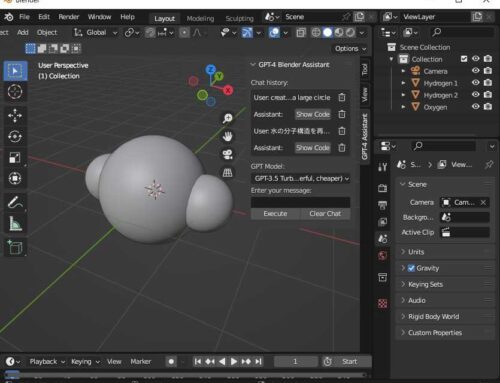 BlenderGPT – ChatGPT for Blender